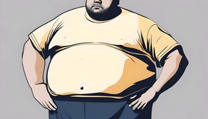 Perut Buncit Ganggu Keperkasaan Pria? Coba Tips Jitu dari Dr. Zaidul Akbar! (Ilustrasi Perut Buncit/Obesitas/Overweight by AI)