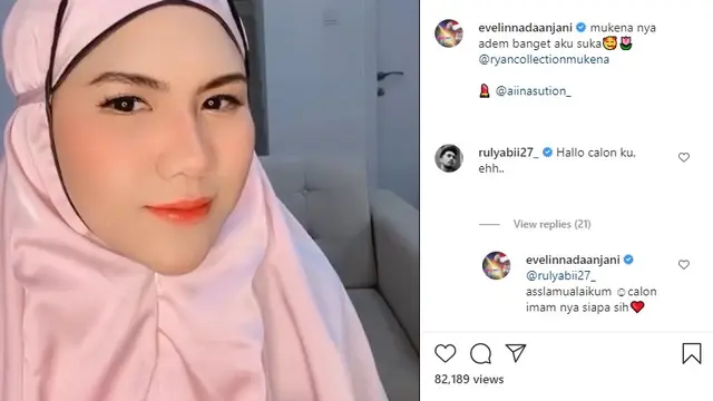 Evelyn Nada Anjani (Foto: Instagram/@evelinnadaanjani)