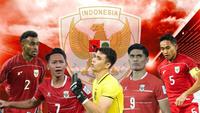 5 Pemain Timnas Indonesia - Yakob Sayuri, Beckham Putra, Nadeo Argawinata, Ramadhan Sananta, Rizky Ridho. (Bola.com/Benediktus Gerendo Pradigdo)