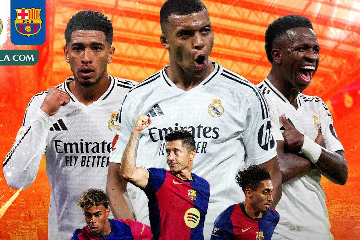 Liga Spanyol - Real Madrid Vs Barcelona - Duel Pemain