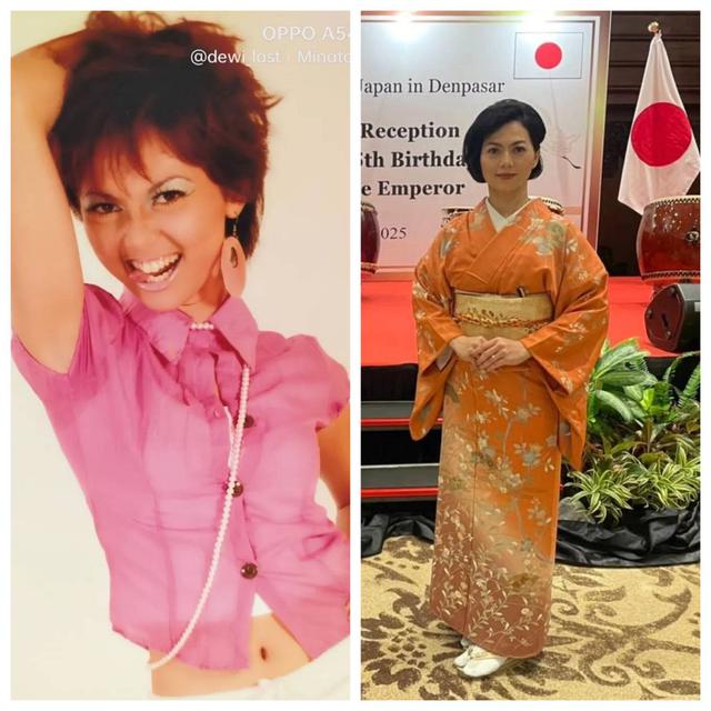 Potret Laksmi AFI Dulu dan Kini (Sumber: IG @dewi58_kawamiya)