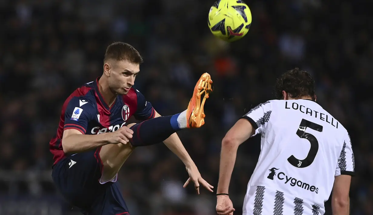 Bianconeri tertahan di peringkat ke-3 dengan 60 poin. (Massimo Paolone/LaPresse via AP)