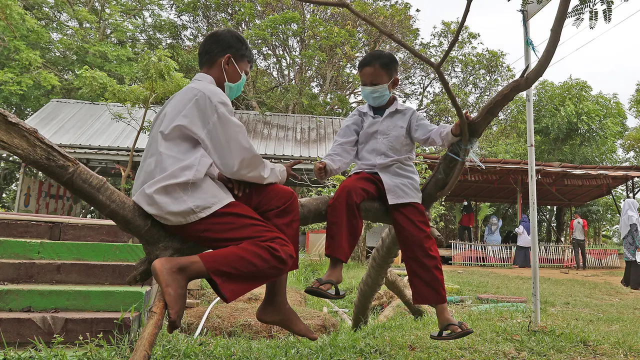 Potret Kegiatan Murid Sekolah Alam di Tengah Pandemi COVID-19