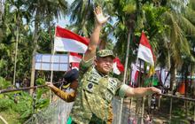 FOTO: Kasad Resmikan Jembatan Gantung Garuda di Aceh