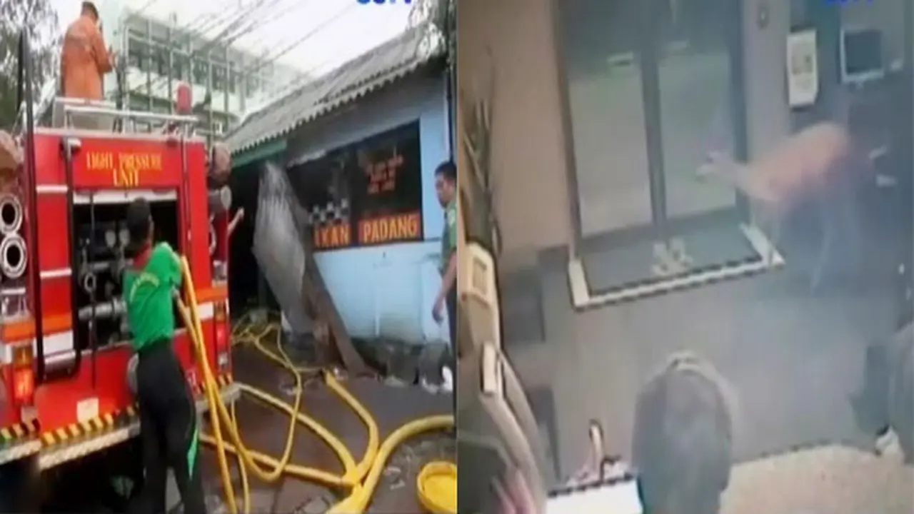 Tempat Makan Padang Terbakar hingga Rusa Tersesat di dalam Hotel