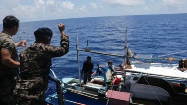 Kapal itu kemudian diarahkan menuju Stasiun PSDKP Tahuna Sulut untuk diproses sesuai ketentuan yang berlaku.