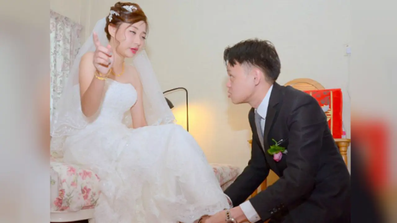 Salah satu foto pernikahan yang diterima oleh Ying (Foto: Facebook/Jaclyn Ying).
