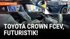Toyota turut meramaikan GIIAS 2025 dengan menghadirkan Toyota Crown FCEV, sedan ramah lingkungan bertenaga hydrogen. Secara tampilan, Crown FCEV tampak elegan dan agresif. Bagian depan terdapat grille besar, ornamen krom premium, serta lampu LED berg...