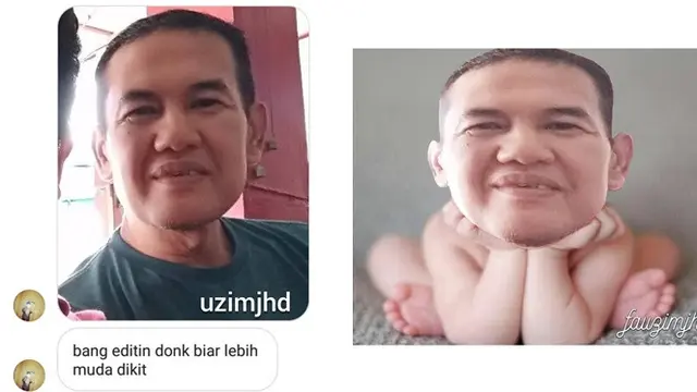 6 Editan Foto Orang Ingin Ganteng Ini Hasilnya Bikin Ketawa Geli