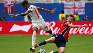 Dua Gol Bellingham Hentikan Perlawanan Norwegia