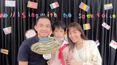 Diketahui bahwa keduanya saling memiliki kesibukan dalam pekerjaan masing-masing, namun sebagai orang tua, Ayu dan Regi selalu punya waktu untuk buah hatinya. Terlihat keduanya menemani sang anak dalam acara UN Day di sekolah buah hatinya.
 (Liputan6.com/IG/@mrsayudewi)
