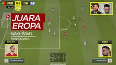 Berita video Israel, yang diwakili pemain Hoffenheim, Munas Dabbur, menjadi juara Eropa memakai tim Liverpool dalam turnamen yang digelar 433 dengan menggunakan gim FIFA 20.