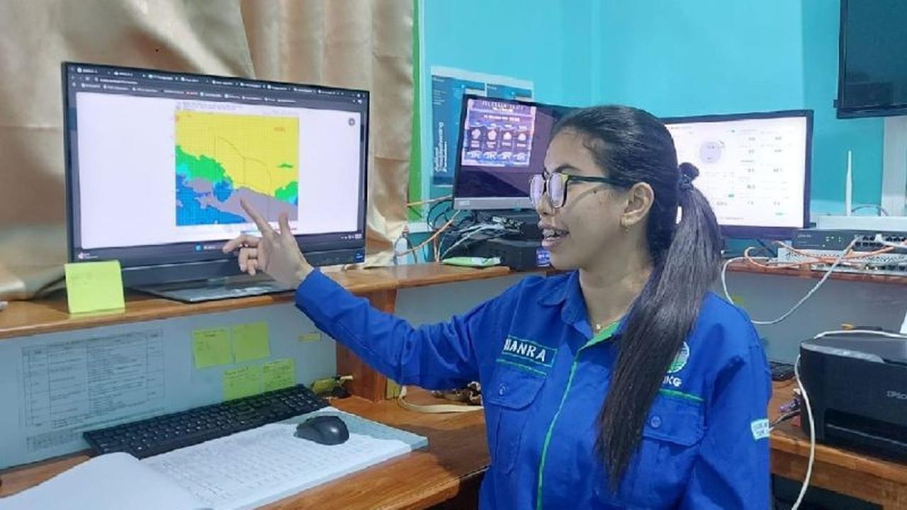 BMKG Jayapura Imbau Nelayan Waspada Gelombang Tinggi di Perairan Utara Papua
