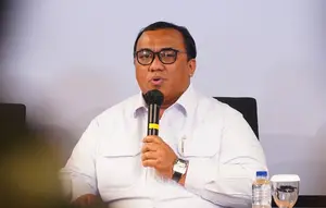 Wakil Ketua Umum TPN Ganjar-Mahfud Andi Gani Nena Wea memastikan pihaknya masih menunggu hasil real count KPU dibanding percaya pada hitung cepat lembaga survei. (Istimewa)