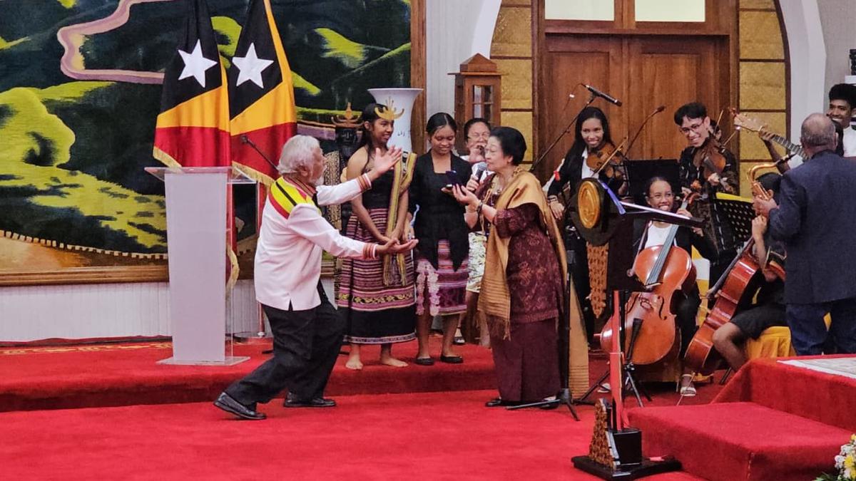 Aksi Xanana Gusmao Ini Buat Megawati Tertawa