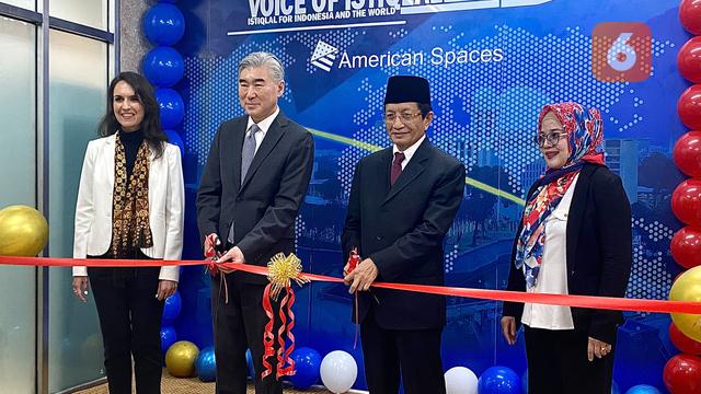 Peresmian American Space di Masjid Istiqlal Jakarta