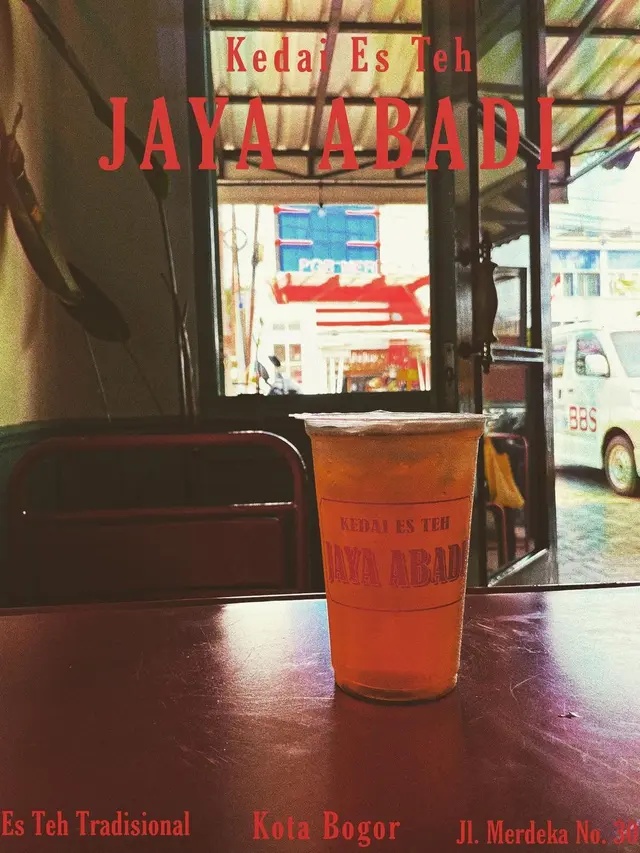 Salah satu menu di Kedai Es Teh Jaya Abadi