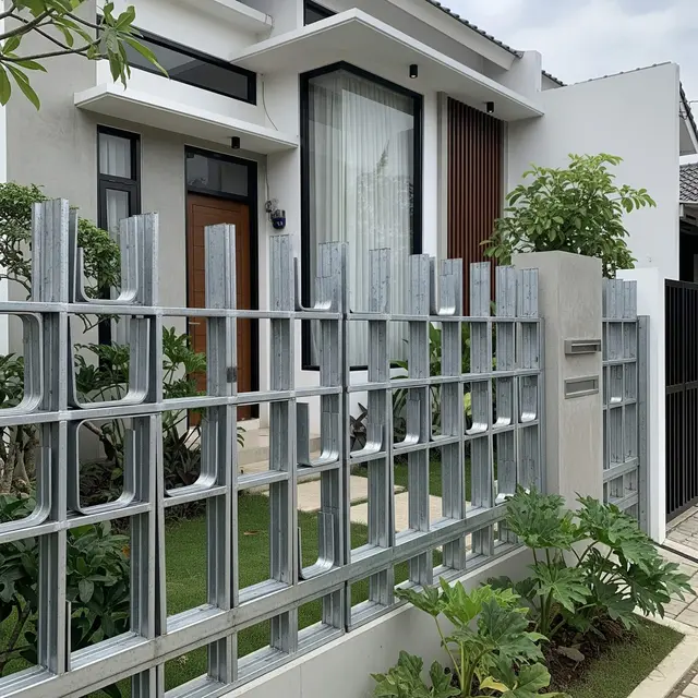 Pagar Baja Ringan untuk Rumah Tipe Kecil