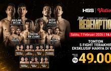 Fight Card HSS Series 7: The Redemption, Duel Kkajhe vs Brian hingga Rudy vs Paris Siap Digelar