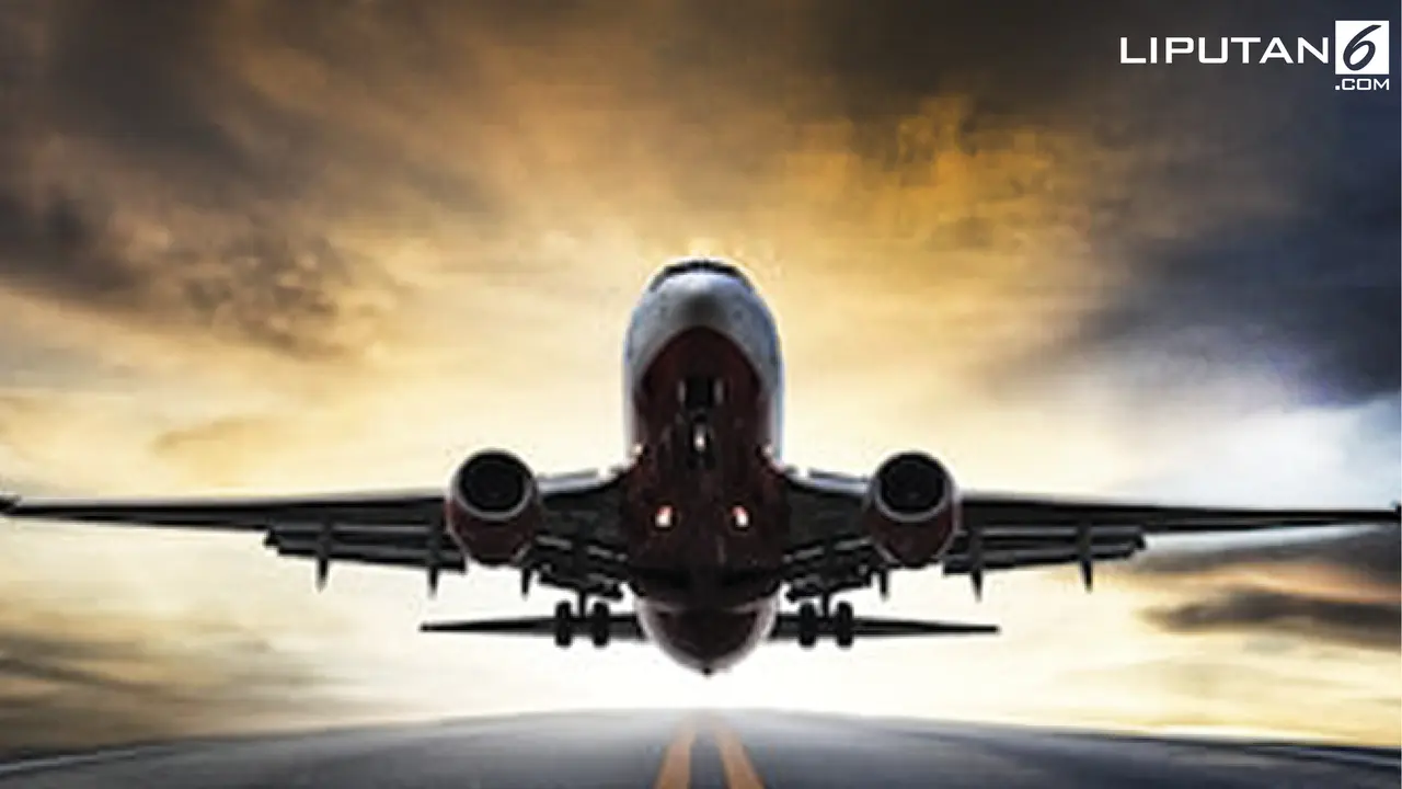 Grafis Pesawat Take Off