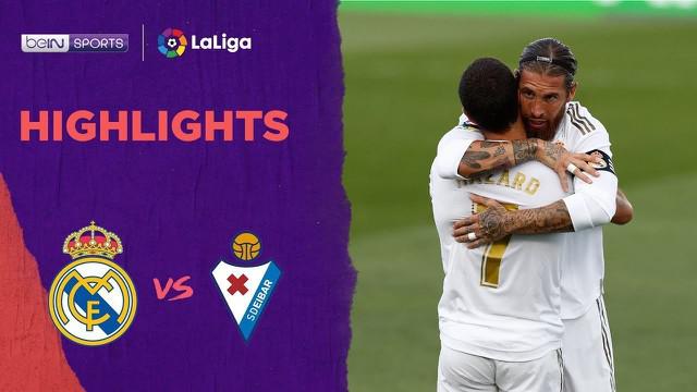 Berita video highlights La Liga 2019-2020 antara Real Madrid melawan Eibar yang berakhir dengan skor 3-1, Senin (15/6/2020) dini hari WIB.