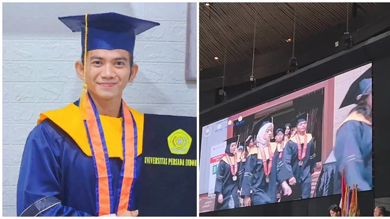 6 Potret Wisuda Rizki DA Didampingi Hersa Rahayu,