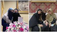 Nadzira Shafa kini tampil bercadar usai sang suami meninggal dunia. (Sumber: Instagram/enazirashf_)