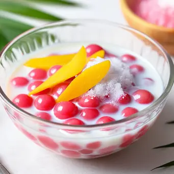 Resep Tub Tim Grob Dessert khas Thailand yang Segar dan Menggugah Selera./Copyright depositphotos.com/AI Generator