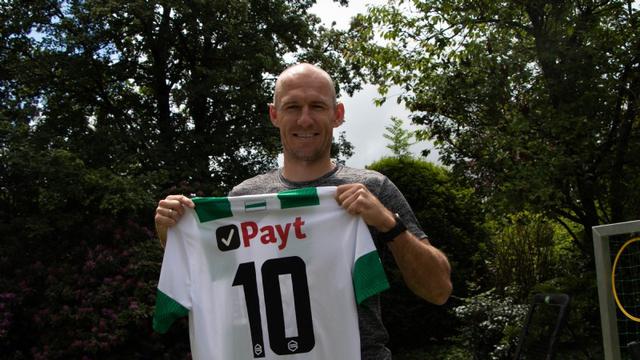 Arjen Robben kembali memperkuat FC Groningen. (Situs FC Groningen)