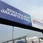 Kondisi Jakarta International E-Prix Circuit (JIEC), Jakarta Utara jelang Formula E Jakarta 2023, Selasa (30/5/2023).&nbsp;( Luthfa Arisyi Senapi/Liputan6.com)