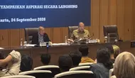 Massa Temui Pimpinan DPR, Protes UU Reforma Agraria