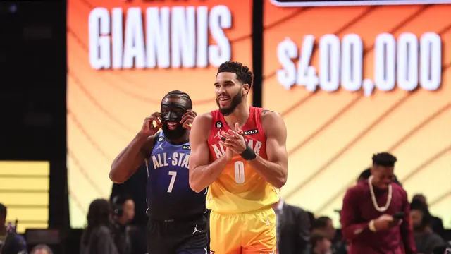 Jayson Tatum jadi bintang di NBA All-Star 2023