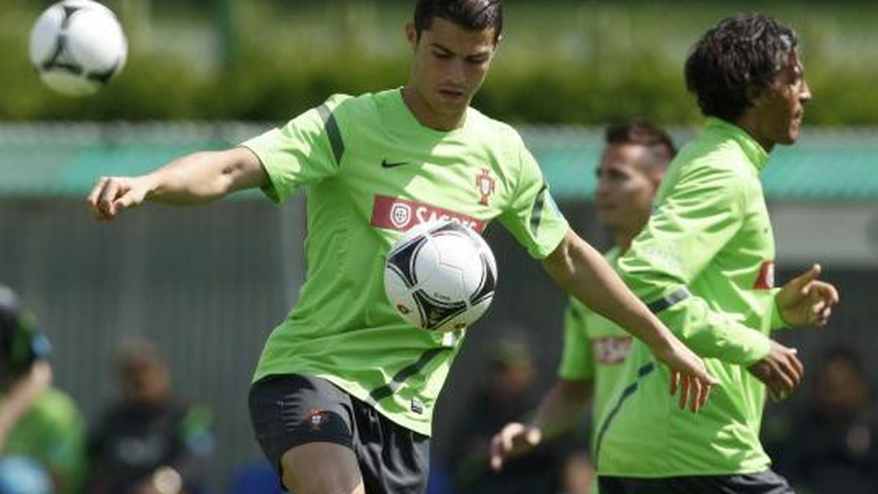 Intip CR7 latihan