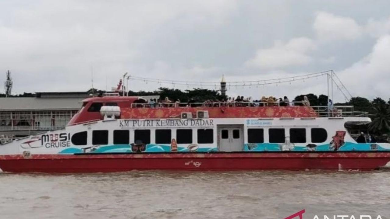 Pemkot Palembang Setop Sementara Operasional Kapal Wisata Musi Cruise Akibat Kerusakan