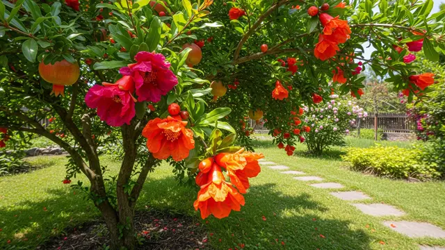 Pohon Buah Berbunga Indah