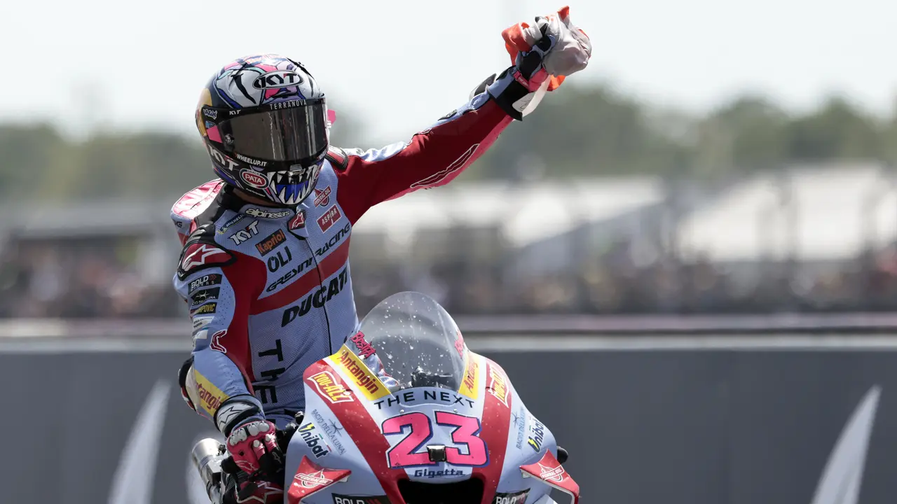 Foto: Juara di MotoGP Prancis, Enea Bastianini Raih Kemenangan Ketiga di MotoGP Musim 2022