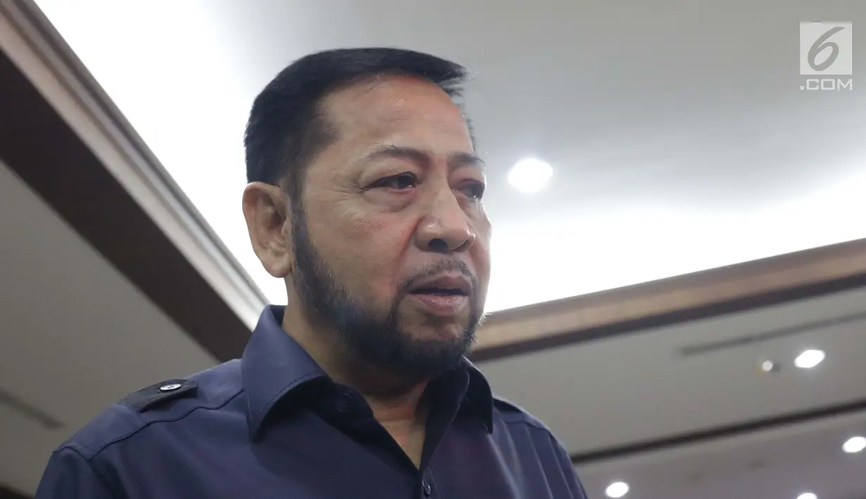Terpidana kasus korupsi pengadaan e-KTP, Setya Novanto usai mengikuti sidang pengajuan permohonan peninjauan kembali (PK) ke Mahkamah Agung di Pengadilan Negeri Jakarta Pusat, Rabu (28/8/2019). Sidang beragendakan pembacaan nota permohonan peninjauan kembali. (Liputan6.com/Helmi Fithriansyah)