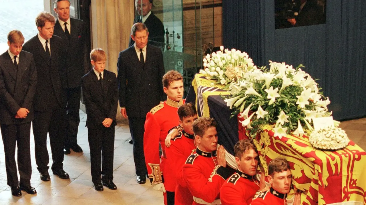 Pangeran William, Harry, Earl Spencer, dan Pangeran Charles
