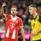 Aksi Harry Kane pada laga Bayern Munchen vs Borussia Dortmund di pekan ke-7 Bundesliga 2025/2026 -&nbsp;AP Photo/Lennart Preiss