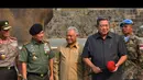 Ketiga simbol itu berupa patung Penjaga Perdamaian, Gong Perdamaian, dan Menara Bendera setinggi 150 meter), Bogor, Selasa (18/8/2014) (Liputan6.com/Johan Tallo)