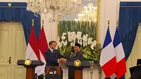 Prabowo: Indonesia-Prancis Sepakati Deklarasi Visi Menuju 100 Tahun Hubungan Diplomatik
