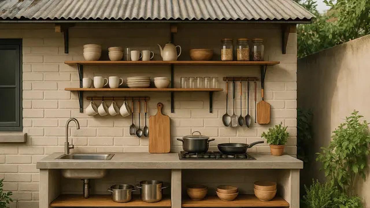7 Model Dapur Kotor Belakang Rumah Sederhana tapi Cantik, Praktis untuk Masak Sehari-hari