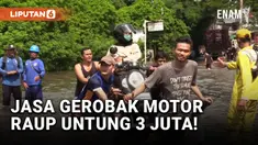 Jasa Gerobak Motor Raup Keuntungan 3 Juta Sejak Banjir Melanda