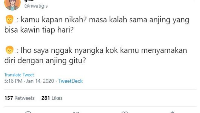 jawaban nyeleneh ketika ditanya kapan nikah