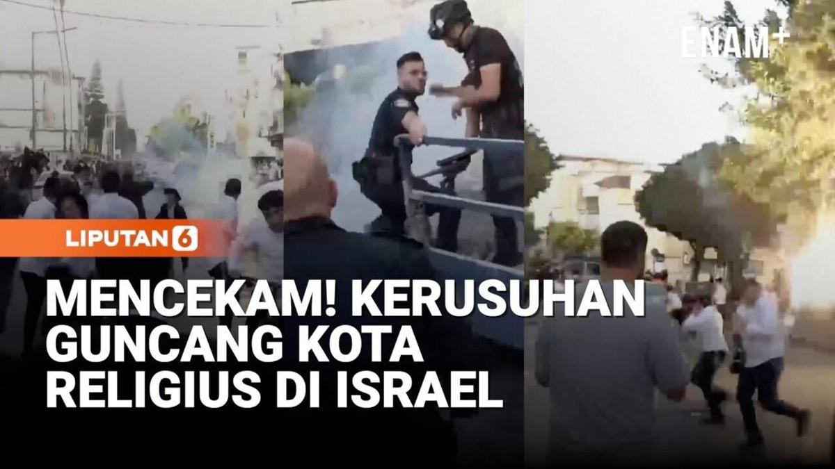 Motor Polisi Dibakar, Mobil Dibalik: Kerusuhan Guncang Kota Religius Israel