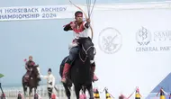 Indonesia berhasil bawa pulang medali Perunggu pada Horseback Archery Asian Championship 2024.&nbsp;(Istimewa)