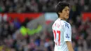 5. Lee Chung-Yong (Bolton Wanderers) - Pria berusia 29 tahun itu berada di posisi kelima pencetak gol terbanyak pemain Asia di Inggris dengan 8 gol. 7 gol saat membela Bolton Wanderers dan satu untuk Crystal Palace. (AFP/Andrew Yates)