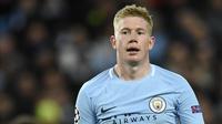 Kevin De Bruyne - Pemain asal Belgia ini bukanlah pilihan utama saat berseragam Chelsea besutan Jose Mourinho. Namun kini bersama Manchester City, De Bruyne menjelma menjadi nyawa sekaligus andalan Pep Guardiola di lini tengah. (AFP/ Oli Scarff)