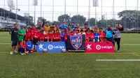 Tim sepak bola Amputasian yang tergabung dalama INAF gelar kerjasama dengan EDF La Liga (istimewa)