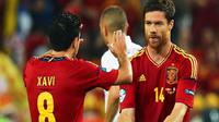 Xavi Hernandez dan xabi Alonso